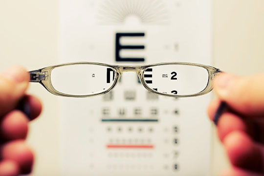 teste de optometria nitidamente